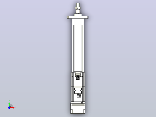 轻载电动缸TPA-ESR40-1210C-L200-MR-FA-W-P40-C3前视缩略图