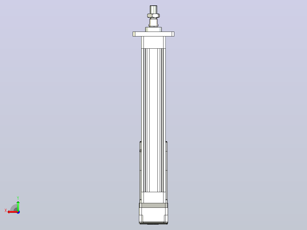 轻载电动缸TPA-ESR40-1210C-L200-MR-FA-W-P40-C3后视图