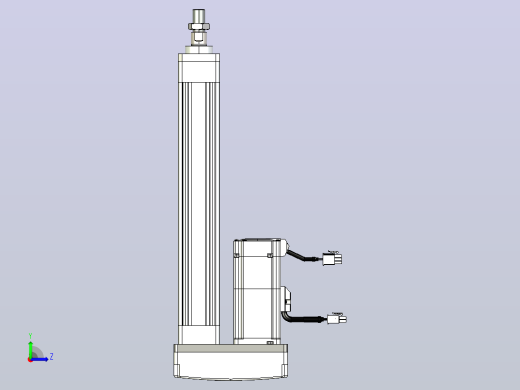轻载电动缸TPA-ESR40-1210C-L200-MR-FA-W-P40-C3左视缩略图