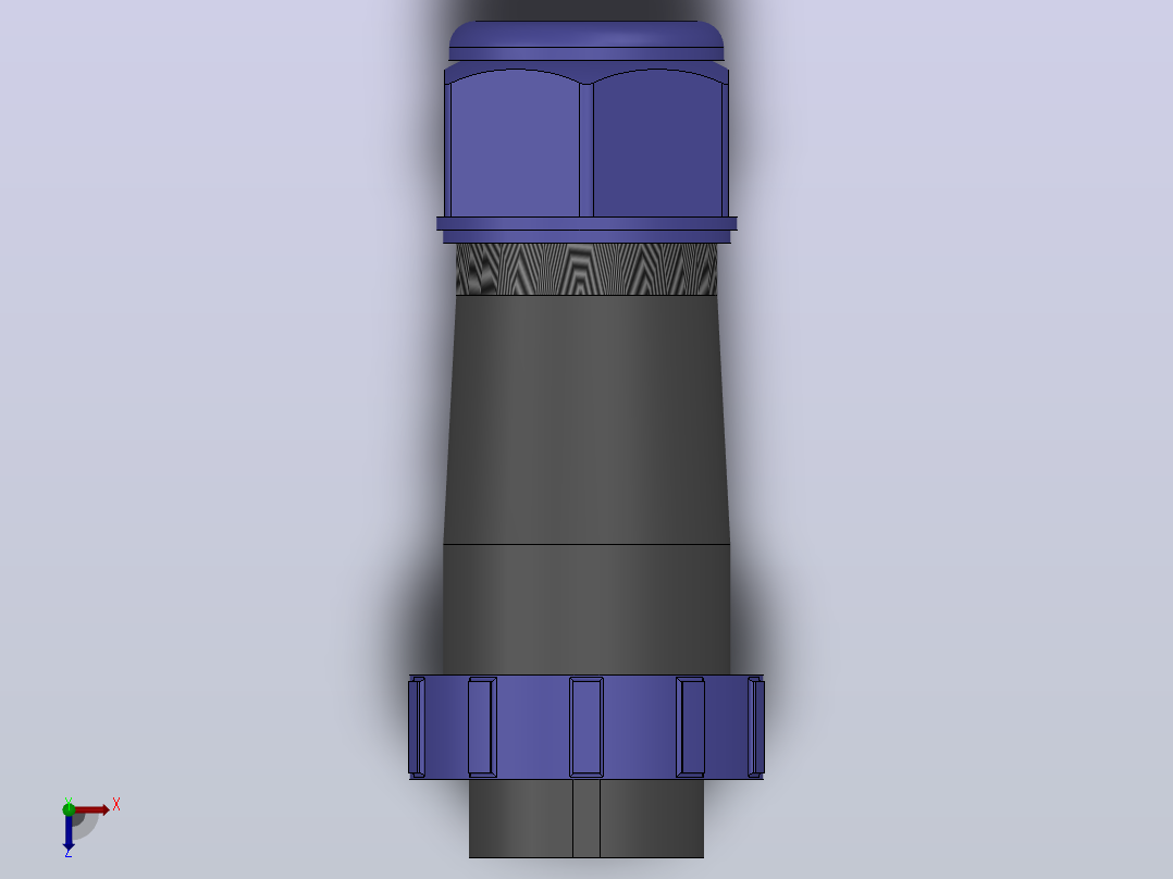 SP2110P[SP2110P-5C]航空插头，多芯接头，连接器俯视图