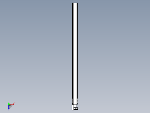 皮带直线轴半封闭可选导轨TPA-HNB-140D-120-L2400-ML-Y-P40-N3俯视缩略图