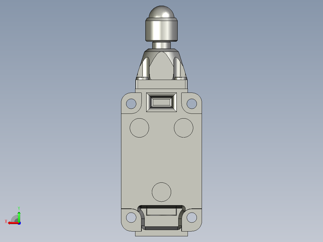 行程开关传感器TZ-5109后视图