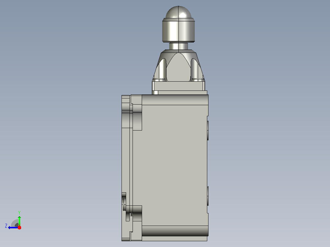 行程开关传感器TZ-5109右视图