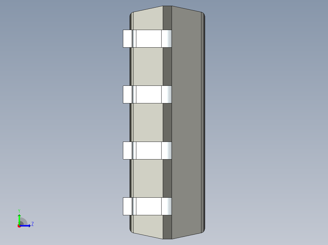 106x SOIC 封装（小外形集成电路）SOIC127P620X170-8N左视图