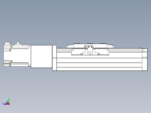 滚珠丝杠直线轴内置导轨TPA-GCR-80-1610C-L50-M-M20-N3右视缩略图