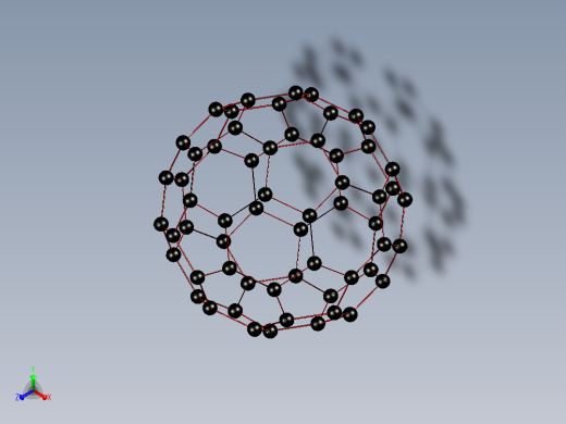 布基球- C60分子正等轴测缩略图