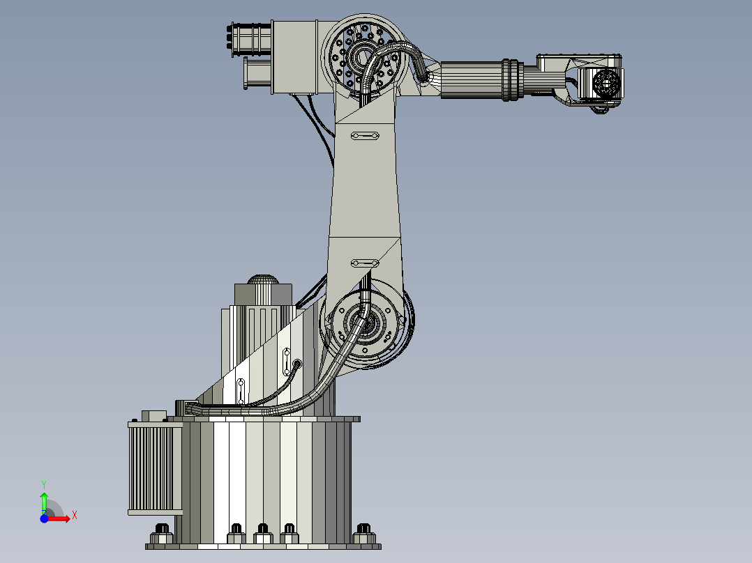 ndustrial-robotic-arm-kuka前视图