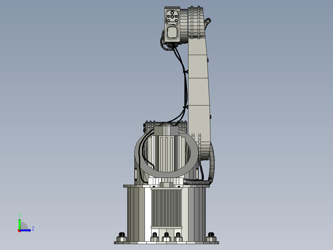 ndustrial-robotic-arm-kuka左视图