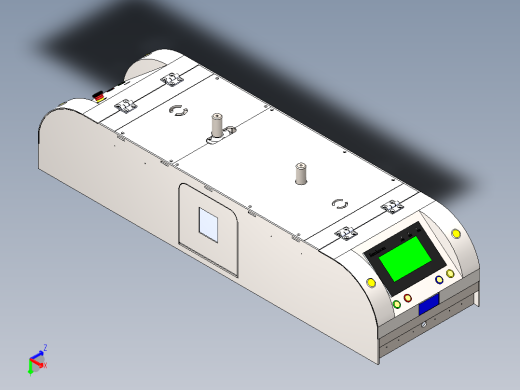 双驱双向潜伏式AGV小车 sw15可编辑