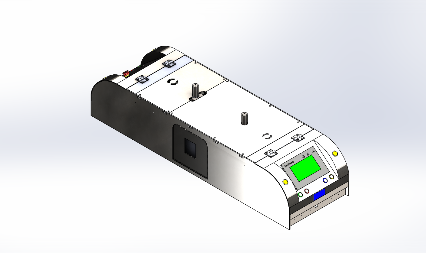 双驱双向潜伏式AGV小车 sw15可编辑