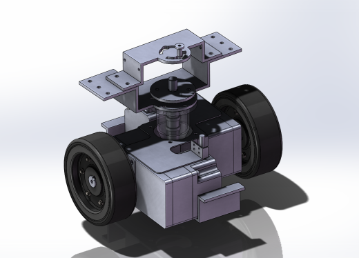 双驱双向潜伏式AGV小车 sw15可编辑缩略图