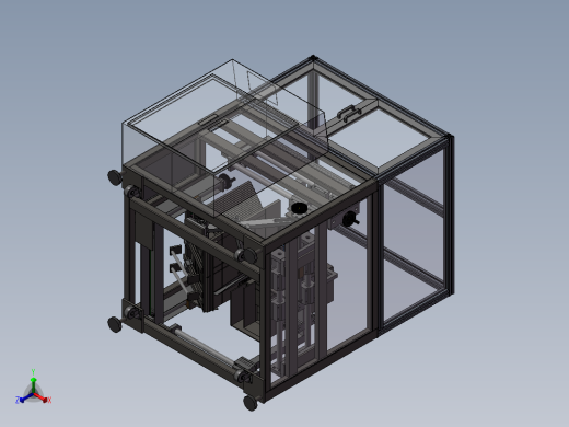 自动折纸箱机sw2020正等轴测缩略图