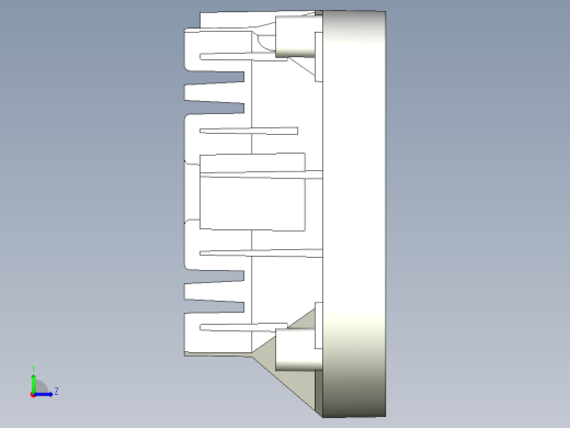 电器支架左视缩略图