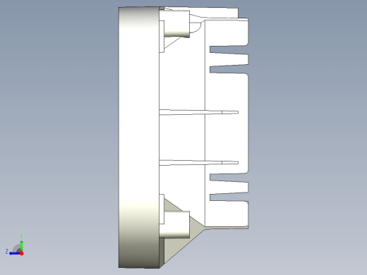 电器支架右视缩略图