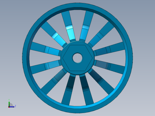 蓝色轮毂左视缩略图