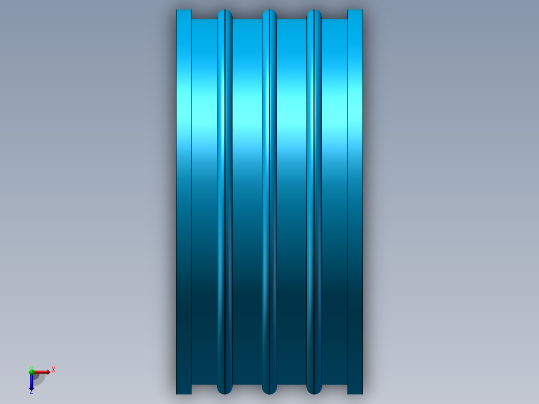 蓝色轮毂俯视图