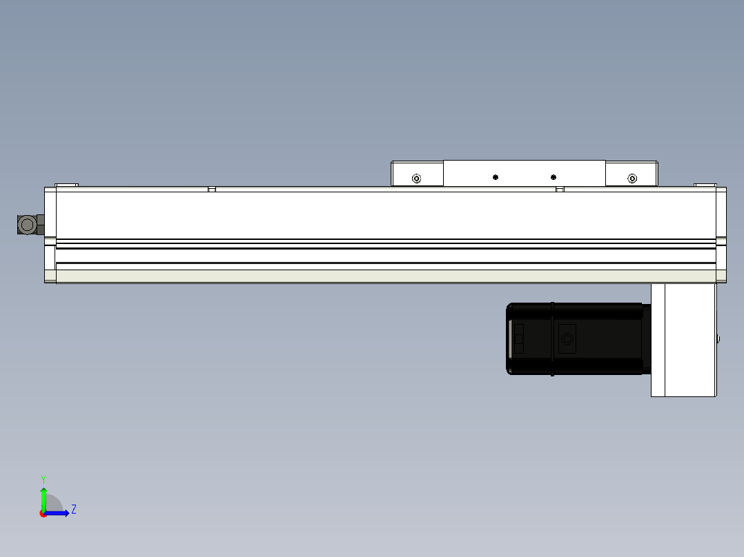 Toyo东佑达直线模组-ECH17-250-BM-400W左视图
