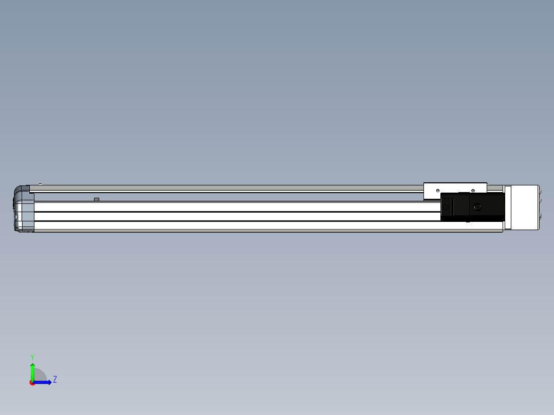 Toyo东佑达直线模组-ETH12-500-BR-100W左视图