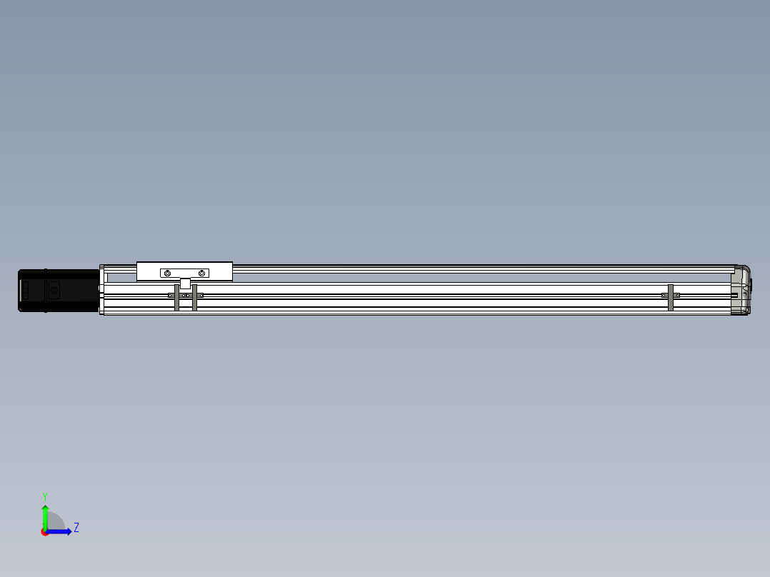 Toyo东佑达直线模组-ETH14-700-BC-400W左视图