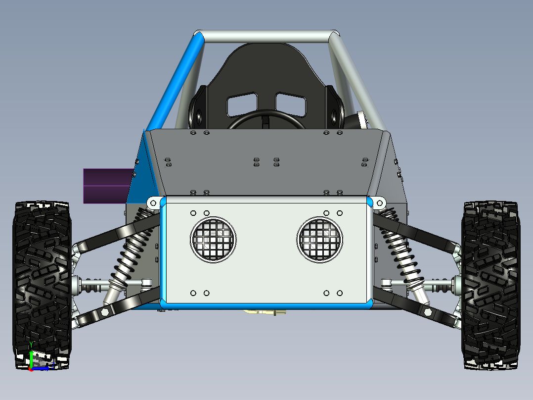 沙漠赛车左视图