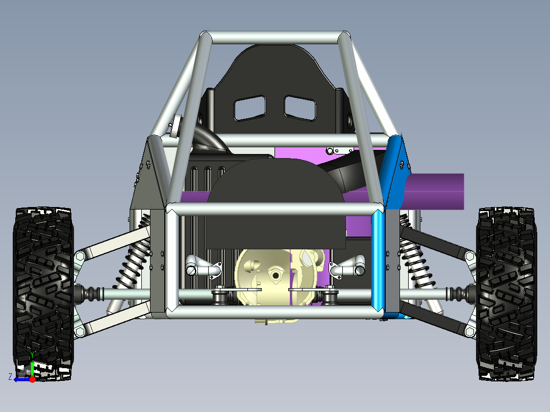 沙漠赛车右视图