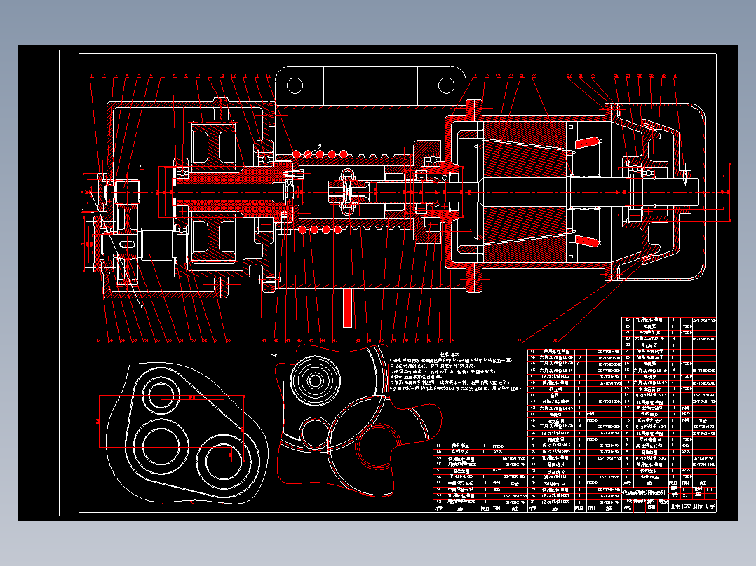 钢丝绳电动葫芦起升用减速器设计