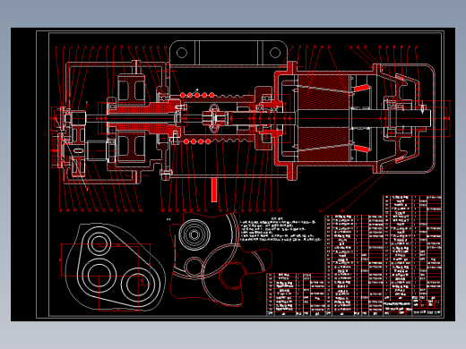 钢丝绳电动葫芦起升用减速器设计