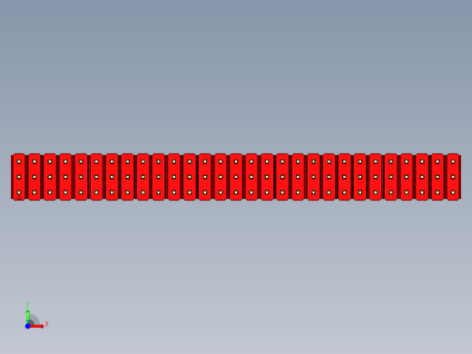 彩色公头100mil（2.54mm）系列-DS1021_red_3x29p_100mil_Type1_rev1.0前视缩略图