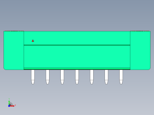 DEGSON 15EDG（公头） 3.5mm 螺钉锁紧，插拔式接线端子 FullPack-15EDGVM-3.5-07P-14-00AH前视缩略图