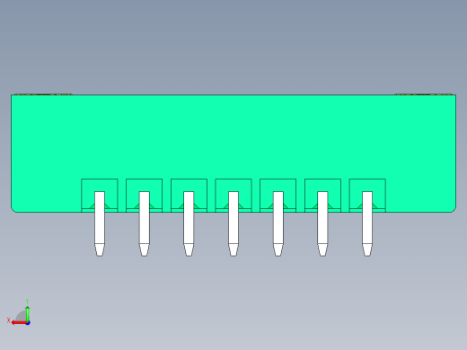 DEGSON 15EDG（公头） 3.5mm 螺钉锁紧，插拔式接线端子 FullPack-15EDGVM-3.5-07P-14-00AH后视缩略图