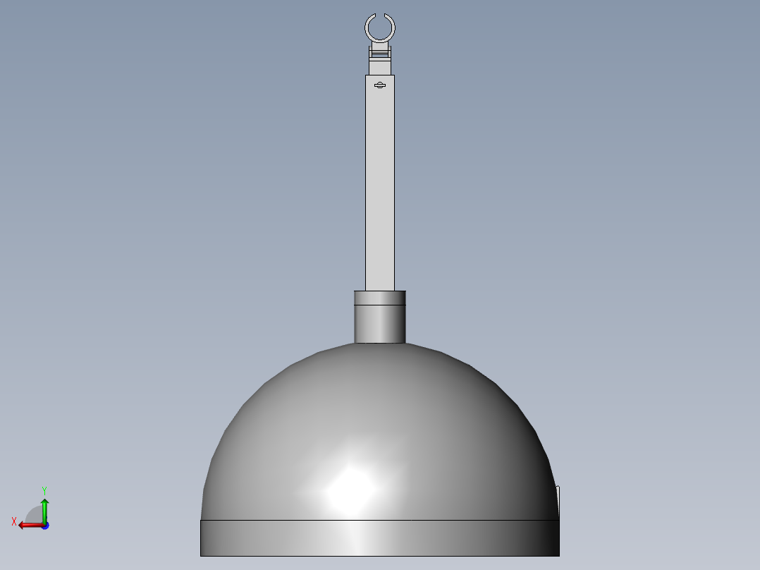 普通话测试装置用安装底座后视图