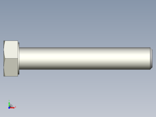 螺钉-DIN_931-M5x0.8x30.stp前视缩略图