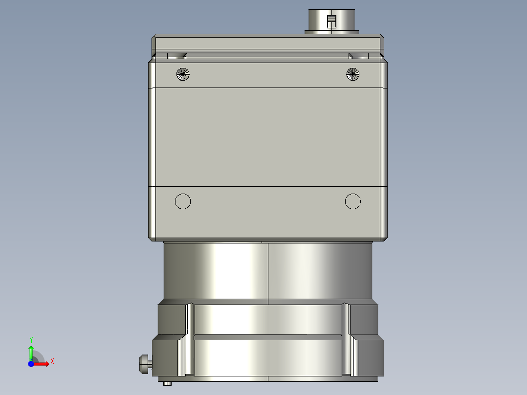 大恒相机镜头Daheng_MARS-U3_3D_Drawing多系列图纸前视图