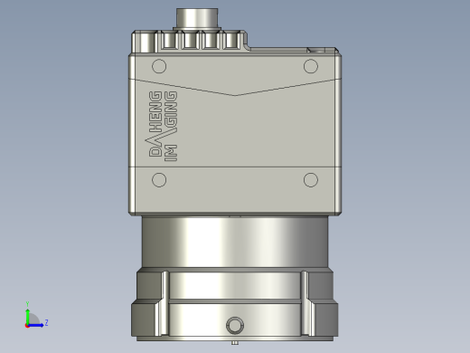 大恒相机镜头Daheng_MARS-U3_3D_Drawing多系列图纸左视缩略图