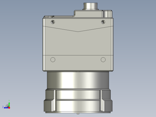 大恒相机镜头Daheng_MARS-U3_3D_Drawing多系列图纸右视缩略图