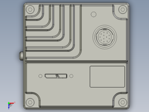 大恒相机镜头Daheng_MARS-U3_3D_Drawing多系列图纸俯视缩略图