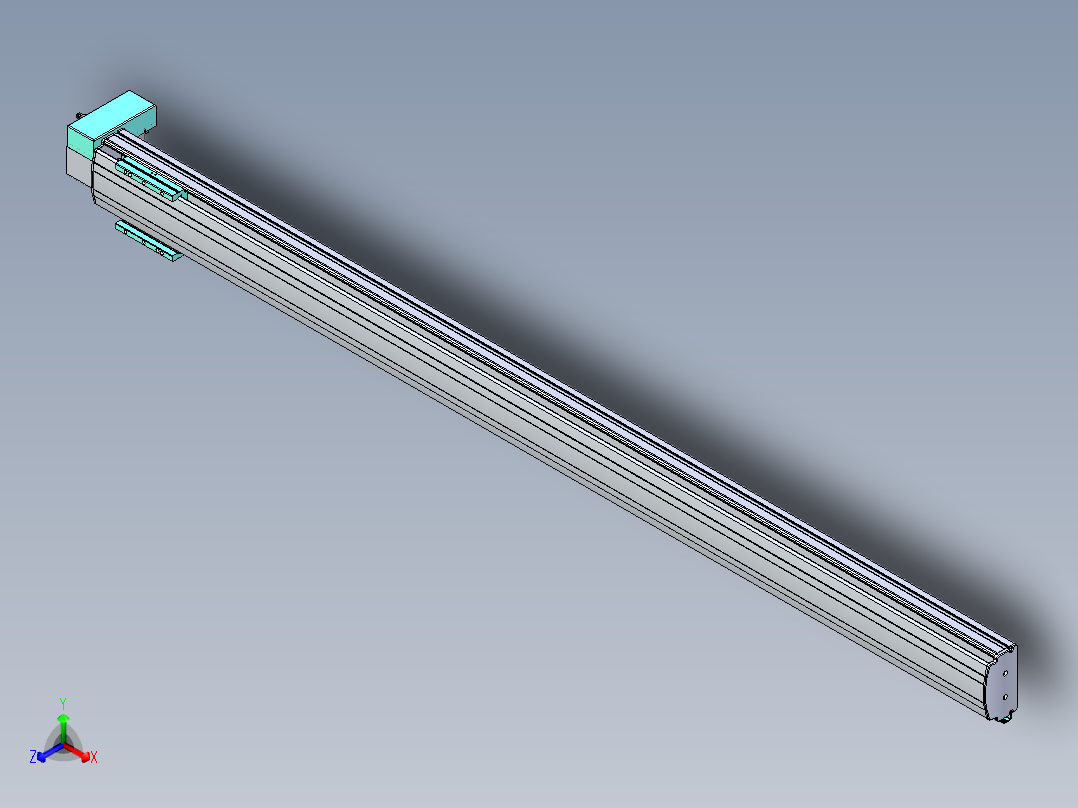 威洛博VBF同步带传动一般环境VBF14-L45-S1900-BRD-ZP40-C3主视图