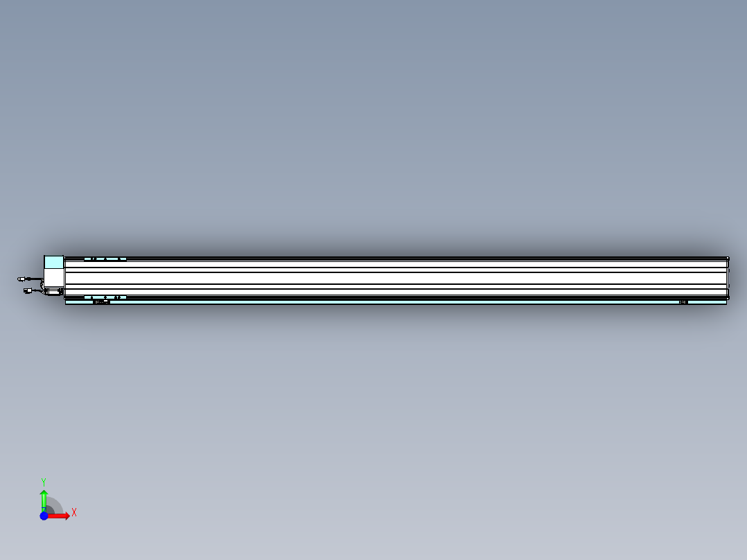威洛博VBF同步带传动一般环境VBF14-L45-S1900-BRD-ZP40-C3前视图