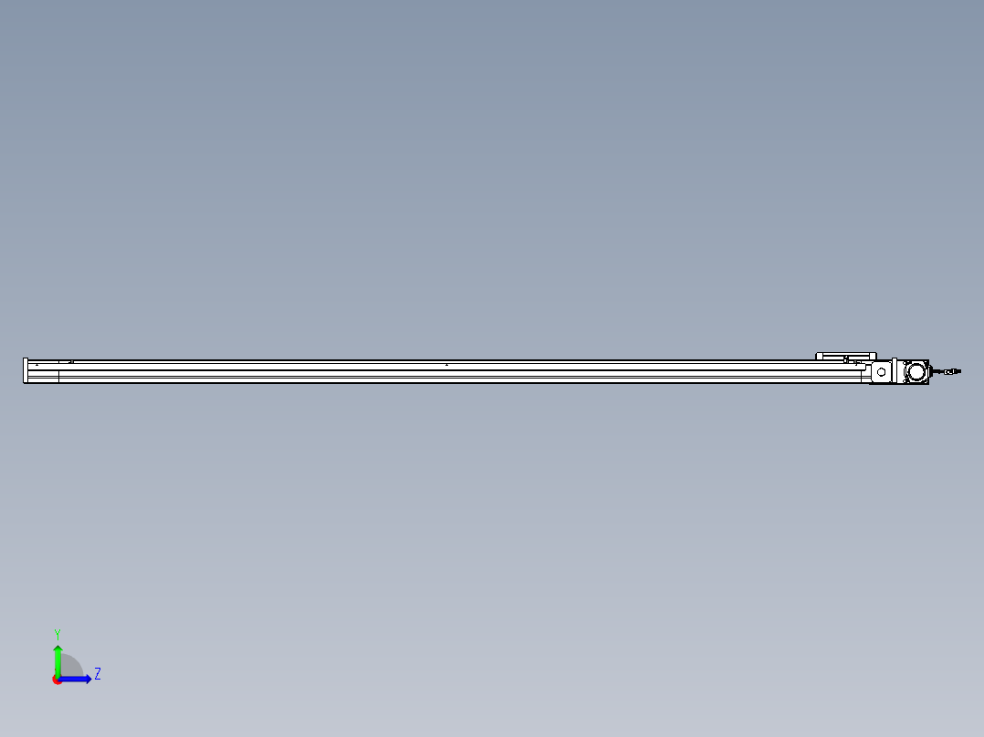威洛博LB.GB同步带传动--欧规系列LB6A-L65-S2100-BL左视图
