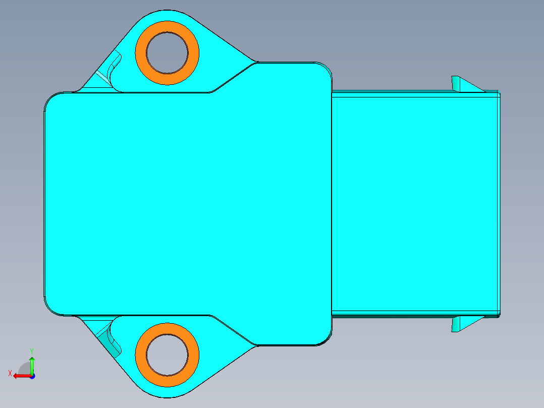 NOVOTECHNIK角度位移传感器RSC-3200系列，冗余输出，汽车应用后视图