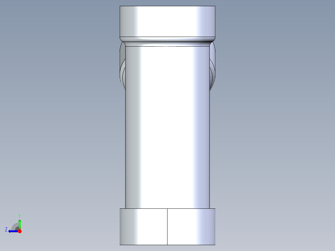 船舶管路系统S5_SeaDrainPLUS_45Wye-SxSxS_37E163002_2in Sea Drain Plus - 45 Wye - SxSxS右视图