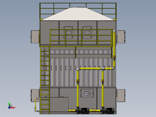 2w湿电除尘器前视缩略图