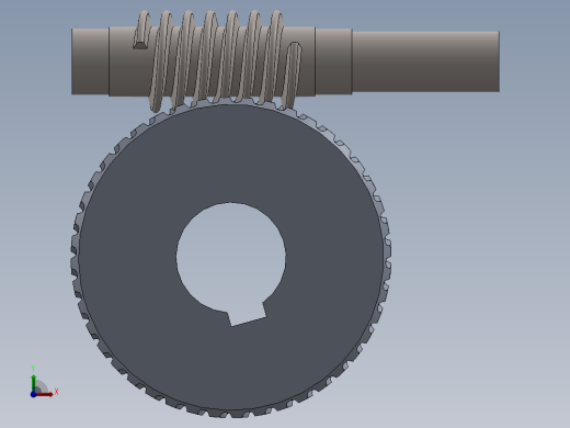 齿轮啮合 (134)前视缩略图