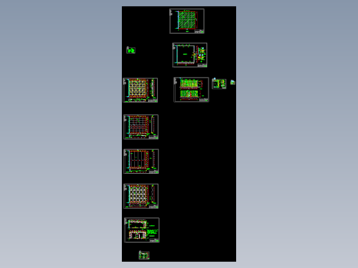 南昌某网架玻璃阳光房结构施工图纸