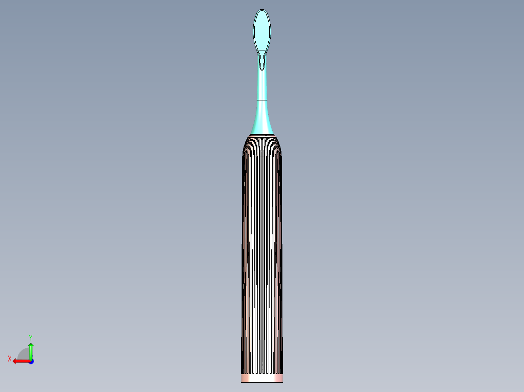S25电动牙刷后视图