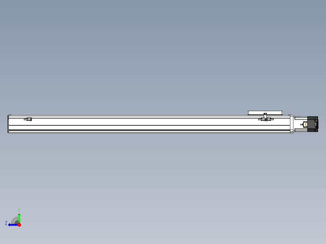 丝杠滑台-全封闭-EC17-Lx-C-S1200-BC-P75-D3右视图
