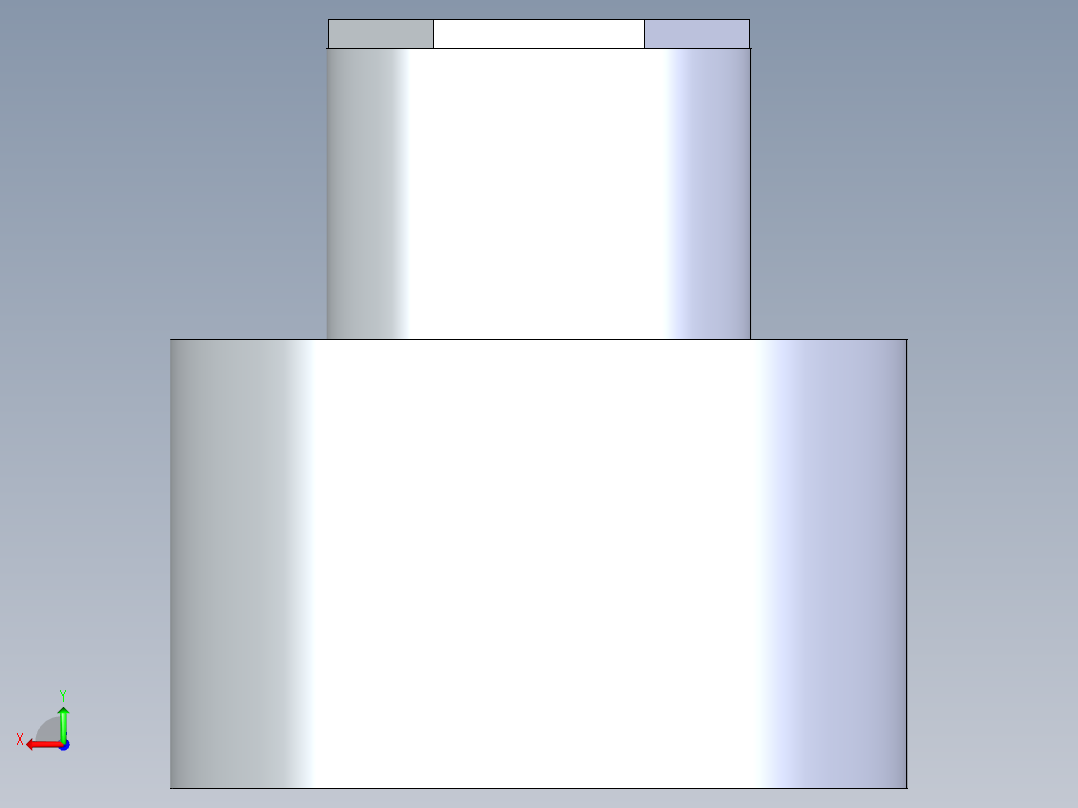 聚氯乙烯配件11A-Sch80_ReducerCoupling_SxS_829-248FB_2in x 0.75in后视图
