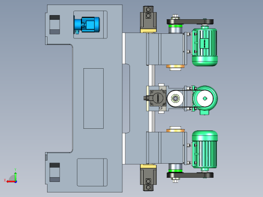 三轴卧式钻镗床1302405==100后视缩略图