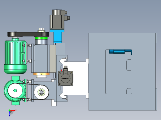 三轴卧式钻镗床1302405==100俯视缩略图