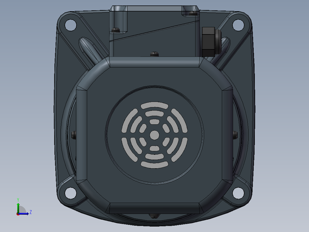 精研电机立式 s750v01-L左视图